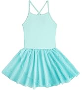 Nude Toddler Ballet Leotard and Skirt for Girls 2-10 Years