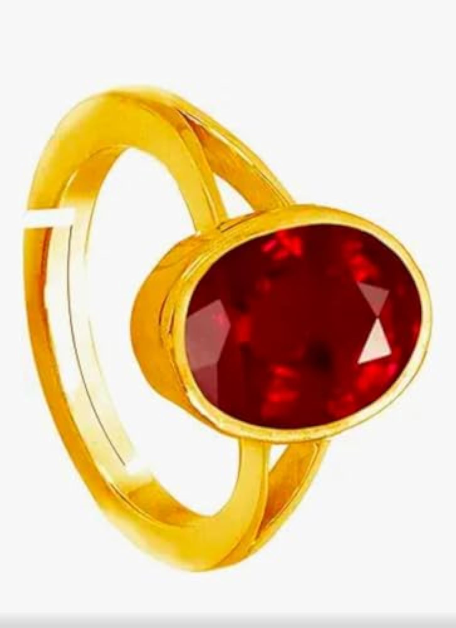 Women's 13.70 Ratti Ruby Solitaire Ring, Classic Minimalist Design