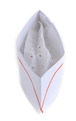 Chef Hat's - 100 Count Disposable White Paper Chef Hat - One Size Fits All - Adjustable Kitchen Cooking Chef Hat, Chef Toque, Hats for Baking, Culinary Classes, Cooking Safety, Cooking Hygiene