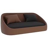 [Divano curvo ergonomico] Progettato for il comfort, lo schienale ergonomico curvo offre un supporto eccellente, assicurandoti di sentirti rilassato in qualsiasi posizione seduta senza affaticare la schiena. I morbidi cuscini del sedile in tessuto sono realizzati for offrire il massimo comfort ai tuoi fianchi, permettendoti di rilassarti for ore. Il caratteristico design curvo del divano combina l'eleganza con un fascino senza tempo.