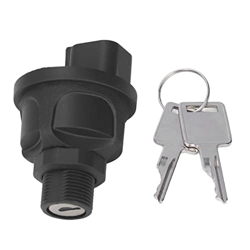Aramox Conjunto de chaves de chave de ignição, interruptor de ignição para escavadeiras carregadoras