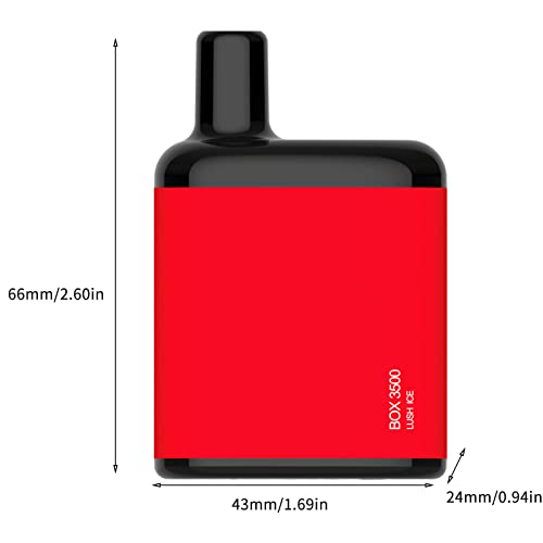 CREPUSCOLO E Zigarette, Einweg Vape 3500 Puff 450mAh Type-C Wiederaufladbar, Shisha Vape Fruchtgeschmack(Blaubeere… – Bild 7