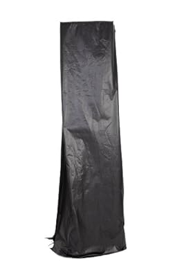 Fire Sense 60949 Vinyl Cover Full Length Outdoor For Patio Heaters With Square Reflectors Heavy Duty 10 Gauge Felt Lined Waterproof Weather Resistant With Zipper - Square Patio Heater