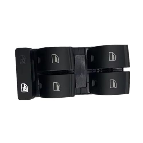 Bouton lève-vitre pour RS4 2006-2008 commande électrique avant noire 8E0959851B
