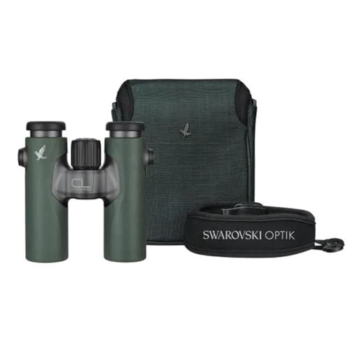 Swarovski Optik 8x30 CL Companion Wild Nature Waterproof Roof Prism Binocular with 7.6 Degree Angle of View, Green, (58231)