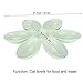 JOROBURO Cat Bowls, FoodGrade Flower Petals Shaped 6 Grids Pet Feeding Bowl, Multipurpose Large Capacity Pet Bowl, No Spills Cat Food and Water Dishes Pet Accessories for Cats Dogs (Green)