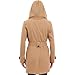 London Fog Women's Double Lapel Thigh Length Button Frontwool Coat with Belt Outerwear, Camel, X-Large