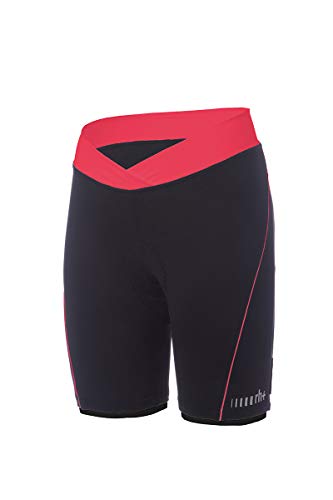 zerorh+ Pista Wcm18 Damen Short Bike L Black/Red Fluo Cover