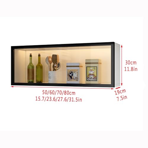 Vitrina de cristal para cocina y comedor con sensor integrado 2
