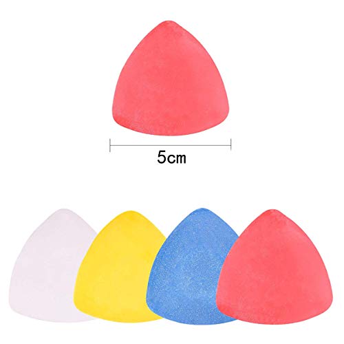 10 matite colorate a forma di gesso da sarto