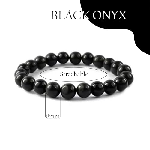 Image of Certified Crystal Bracelet | 8mm Beads | Stretchable Healing Bracelet | Bracelets for Men and Women |