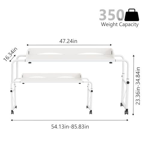 BYMECOST Laptop Desk for Bed, Adjustable Height & Length Laptop Bed Table by BYMECOST - Image 3