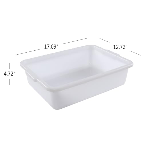 Caja de autobús comercial Morcte de plástico gris sin divisiones, pack de 3 unidades 4