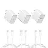 i PHONE 16 CHARGER: 20W PD USB Type C power delivery wall plug, PD adapter 3.0 Quickly Charge , USB-C port provides Max 20W output power, 3X faster than standard USB charger. charging your up to 50% in just 30 minutes for iPad Pro Charging, At 3A Max...