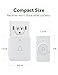 AVANTEK Wireless Door Bell, CW-21 Mini Waterproof Wireless Doorbell Operating at Over 1000 Feet, 2 Remote Buttons Can Have Different Tones, 52 Melodies, CD Quality Sound and LED Flash