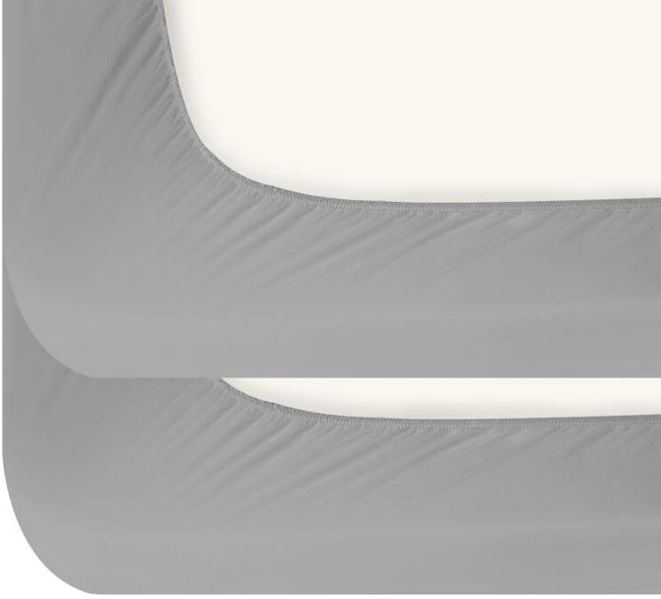 Miniatura 5 de Paquete de 2 sábanas bajeras Queen con bolsillo profundo de hasta 14 pulgadas, sábana inferior, resistente al encogimiento y a las manchas, para