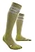 Produktbild CEP - 80's COMPRESSION SOCKS HIKING für Herren | Hohe Wandersocken in olive/grau mit verbesserter Merino-Qualität | Männer Trekkingsocken für optimale Trittsicherheit | Gr. V | XL