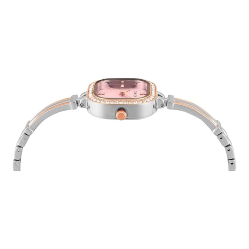 Image of TIMEX Pink Square Dial Analog Women's Watch - TWEL22903