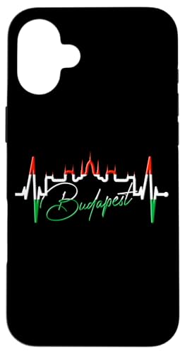 �u�_�y�X�g�̃X�J�C���C�� �n�[�g�r�[�g �n���K���[ �u�_�y�X�g��D��I Love Budapest �X�}�z�P�[�X iPhone 16 Plus �p