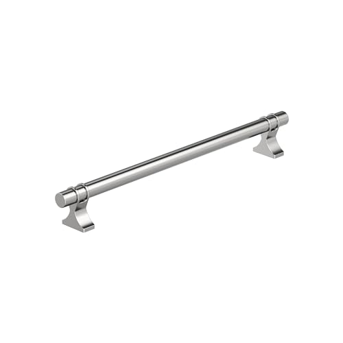Image of Amerock Davenport 8-13 /16 inch (224mm) Center-to-Center Polished Chrome Cabinet Pull, BP3661926