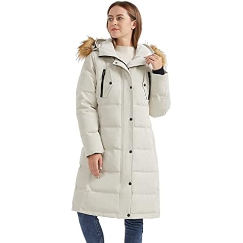 Orolay Abrigo Largo Acolchado de Chaqueta de Invierno Pelícano para Mujer Cover