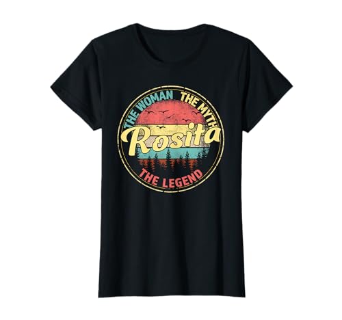 Rosita Mujer Mito Leyenda Mujer Nombre Personalizado Camiseta
