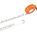Pi Diameter Circumference Tape Measure - Imperial & Metric 124in/315cm, Locking Push-Button