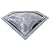 Bri-Rus NSL3013S Smoke 30" x 13" Neo Angle Skylight
