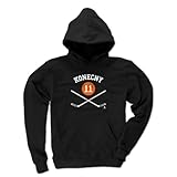 500 LEVEL Travis Konecny Youth Sweatshirt (Youth Hoodie, Medium, Black) - Travis Konecny Philadelphia Sticks WHT