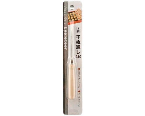 Hinomaru Collection Stainless Steel Wooden Handle Takoyaki Pointed Tip Turning Pick (Takoyaki Pick)