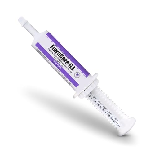 FloraCare G.I. for Dogs & Cats โ Dietary Supplement Paste โ Healthy Intestinal Tract, Digestion, Bowel Health โ Vitamin, Protein, Fat, Fiber โ 60 CC,RAPIDCARE60CC FloraCare G.I. for Dogs & Cats โ Dietary Supplement Paste โ Healthy Intestinal Tract, Digestion, Bowel Health โ Vitamin, Protein, Fat, Fiber โ 60 CC,RAPIDCARE60CC