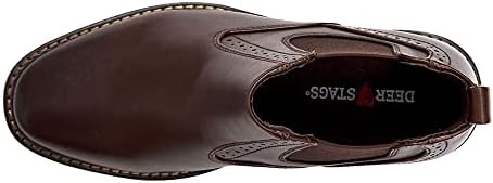 Deer Stags Boy's Malcolm JR Chelsea Boot, Dark Brown, 3 Big Kid | Image 1