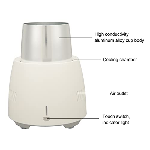 Copo de Resfriamento Rápido 350ml, Copo de Resfriamento Rápido Elétrico, Freezer Portátil Com Refrig