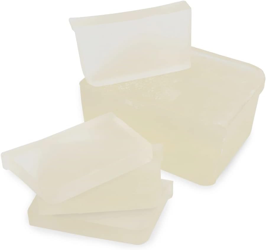 Primal Elements Clear Soap Base - Moisturizing Melt and Pour Glycerin Soap base for Crafting and Soap Making, Vegan, Cruelty Free, Natural and Organic - 10 Pound