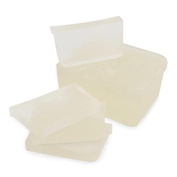 Primal Elements Clear Soap Base - Moisturizing Melt and Pour Glycerin Soap Base for Crafting and Soap Making, Easy to Cut, Unscented - 5 Pound