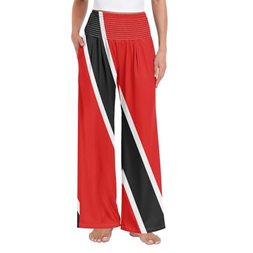 Pantalon décontracté jambes larges femme ample fluide chic de la marque GuoChe