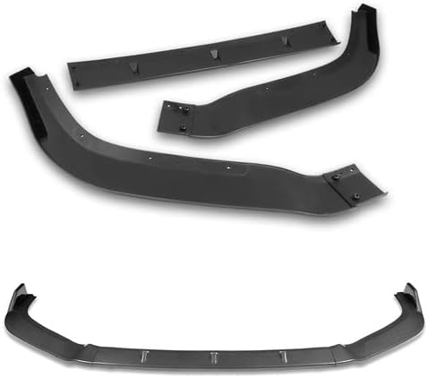 3 Pieces Front Bumper Lip Spoiler Splitter Side Body Kit Trim Protection Compatible with 2013-2015 Nissan Altima Sedan 4DR, 2014 (Painted Carbon Style)