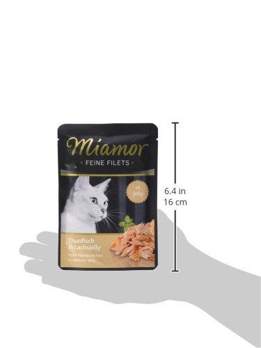Miamor Feine Filets in Jelly Thunfisch in Lachsjelly 24x100g