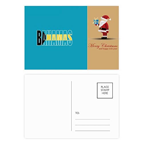 Cartes postales des Bahamas avec drapeau national pour correspondances (lot de 20)