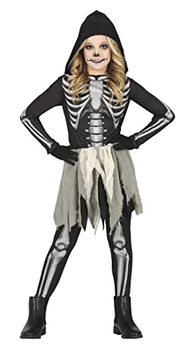 FIESTAS GUIRCA Disfraz de Esqueleto Fantasma Pirata para Niñas de 7-9 Años