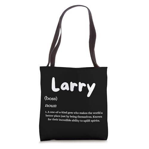 Bolso tote personalizado con nombre para Larry