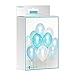 Produktbild Amscan 9907428 - DIY Ballon-Set Boy, 10 Luftballons aus Latex, blau, hellblau, transparent, für Geburtstag, Geburt, Hochzeit, Valentinstag, Dekoration