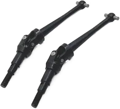 2pcs Steel Metal Drive Shaft Driveshaft Compatible with RC Car Parts 1 16 Scale Models H16 16207 16208 16209 16210 14209 14210 Compatible with Part Number 16207 16208 16209 16210 14209 14210Black