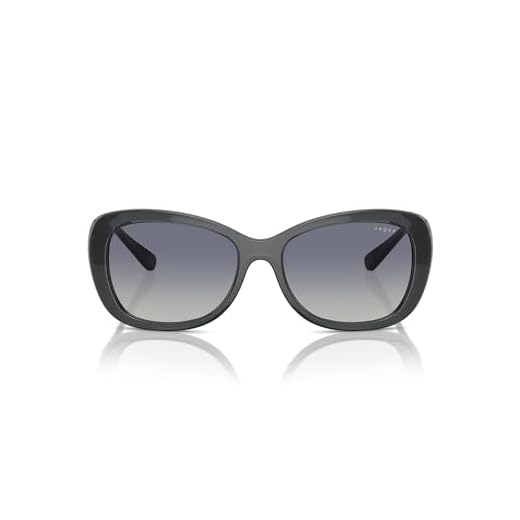 Óculos de Sol Vogue Eyewear 0VO2943SB 31324L Tam 55 / Cinza - Lentes Azul Gradiente