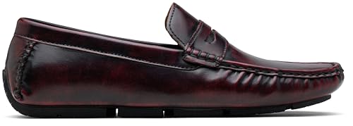 Image of Jousen Men's Penny Loafers Casual Driving Slip On Shoes | Rubber Outsole Soft Lightweight Moccasins Daily Business Wedding Office Travel Boat