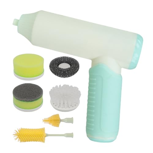 Cepillo eléctrico para ducha,Cepillo de limpieza recargable - Enchufe estable y cómodo automático Taza Ventana Hogar Cocina Baño Fregadero Biberón Cepillo