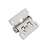 304 Stainless Steel Damping Hinge Stop 180 Degrees Opening Torque Industrial Equipment 1Pcs(48x40mm)