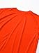 UltraClubs Men's Cool & Dry Sport Performance Interlock T-Shirt, Orange, 3X-Large