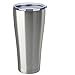MEWAY 32oz Tumbler Double Wall Vacuum Insulated Travel Mug, Stainless Steel Coffee Tumbler with Lid, Durable Powder Coated Coffee Cup, Keep Drinks Cold & Hot (Silver, 1)