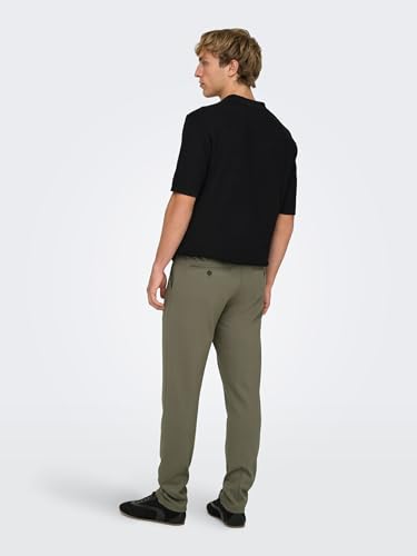 Only & Sons Herren Male Chino Hose Fit Onsmark Slim Gw 0209 Pant Noos, Bungee Cord, 29W / 32L EU – Ansicht 5